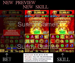 Dragons <span class=keywords><strong>Rising</strong></span> Jackpo Games Skill Preview Vertical Taiwan Arc <span class=keywords><strong>Red</strong></span> Game Board PCB (quantité minimale de commande 1 Pcs) Prix d'usine pour Machine d'amusement - Product Image 2