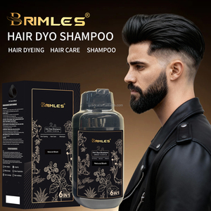 Champú Tinte para el Cabello Negro 3 en 1, Venta al Por Mayor, <span class=keywords><strong>Cubre</strong></span> las <span class=keywords><strong>Canas</strong></span> y el Cabello Blanco para Uso Doméstico, 460 ml - Product Image 1