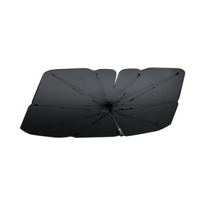 Parasol para Coche, Plegable, Telescópico, Universal, de Titanio Plateado, Protección Solar de Verano, Aislamiento Térmico - Product Image 1