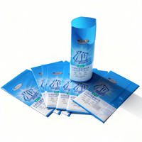 Étiquettes personnalisées pour liquides de lavage, film thermorétractable pour nettoyant WC, manchons d'emballage rétractables, étiquettes d'étanchéité thermorétractables pour bouteilles d'eau
