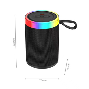 632 không dây vải vải TWS Bass Vòng 5 Wát Bass RGB LED ánh sáng BT Loa - Product Image 2