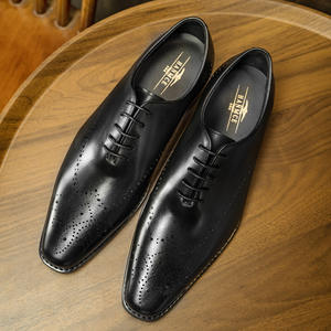 Zapatos Oxford de Vestir Hechos a Medida de Lujo, Cuero Genuino con Cordones Ajustables, Diseño Simple para Hombre - Product Image 6