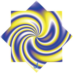 Pañuelo Personalizado de Licra de 65 cm (25 Pulgadas) con Estampado de Estrella de Flujo de Doble Cara para Fiestas y Festivales - Product Image 4