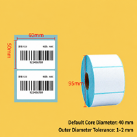 3-fach geschützte Thermodirekt-Etikettenrolle, wasserfest, ölbeständig, selbstklebend, Versand-Barcode-Aufkleber, 40mm Kern, verschiedene Größen, Großhandel