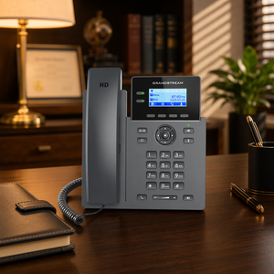 โทรศัพท์ไอพี GrandStream GRP2602P รองรับ SIP Lines, PoE, ระบบปฏิบัติการ Linux, ประชุม 5 ทาง, EHS, VoIP, โทรศัพท์ตั้งโต๊ะ, IEEE 802.3af, สำหรับศูนย์บริการลูกค้า - Product Image 4