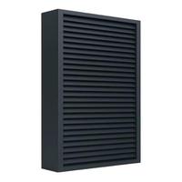 Volets à lamelles en alliage d'aluminium Windowmate en forme de Z, ouverture verticale pour système de ventilation HVAC, contrôle du flux d'air - Écologique