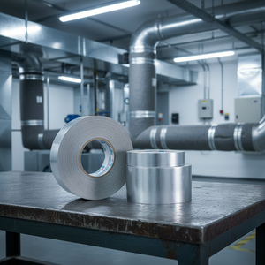 סרט אלומיניום דביק לאיטום מבנים, איטום גגות וסרט אלומיניום תעשייתי למערכות מיזוג אוויר - Product Image 1