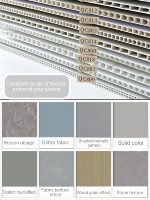 Panel Dinding SPC Modern dengan Finishing Mengkilap, Tahan Api, Ramah Lingkungan untuk Dinding