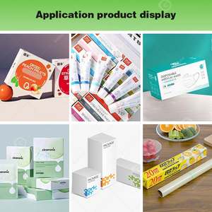 Máquina empacadora de cajas de cubos verticales completamente automática, eléctrica para productos de papel para alimentos, cajas de cartón para galletas y pañuelos faciales, latas/botellas - Product Image 6