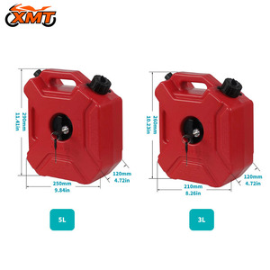 Réservoir d'essence portable 3L 5L, bidon de carburant <span class=keywords><strong>pour</strong></span> <span class=keywords><strong>moto</strong></span> tout-terrain, conteneur d'huile - Product Image 2