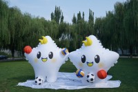 Ballon publicitaire géant en PVC Oxford personnalisé pour événements extérieurs, résistant au soleil et hydrofuge