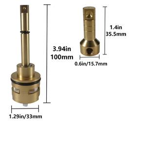 Replacement Faucet Shower Diverter Valve Core Rp51919 Rp71718 Rp51918 Rp75137 Triple Water Outlet Polished - Product Image 4