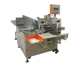 Low price semi automatic facial tissue paper napkin serviette tissue plastic bag packing machine wrapping machinery