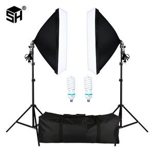 Studio photo professionnel E27 Socket Light Photographie Softbox Kit d'éclairage - Product Image 5