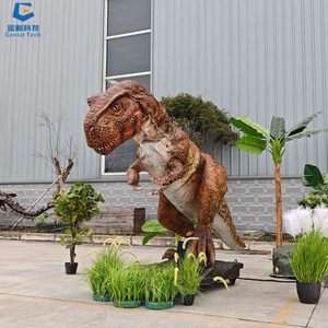 SGAD012 équipement de parc dinosaure animatronique tyrannosaure Rex mobile modèle de dinosaure t-rex réaliste pour Jurassic - Product Image 4