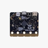 MicroBit V2.2 Oficial, Placa de Desarrollo de Aprendizaje Programable Inteligente, Nordic NRF52833 para Cortex-M4f, Salida de 200mA, Mini PC