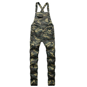 <span class=keywords><strong>Tirantes</strong></span> de moda para <span class=keywords><strong>hombre</strong></span>, peleles de mezclilla, pantalones de mezclilla rasgados, monos populares, 6 colores - Product Image 2