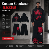 Sudadera con Capucha y Pantalón de Chándal para Hombre, Personalizada, Suave, Lavada, con Estampado 3D, 100% Algodón, Unisex, Venta al por Mayor, Estilo Urbano de Alto Gramaje