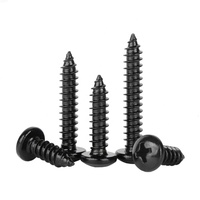 CS noir SS noir DIN7981 vis à tête cylindrique croisée