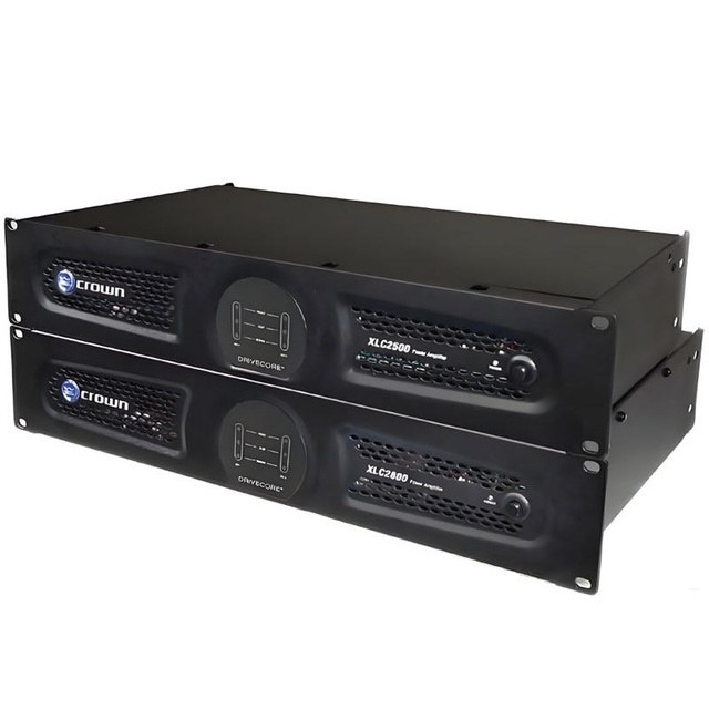 CROWN XLC2500/2800 Professional Commercial Theater Amplifier  Dual Channel Stage Conference Power Amplifier DJ Control Console