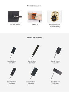 <span class=keywords><strong>Antenna</strong></span> PCB Flessibile FPC Interna Adesiva ad Alto Guadagno 2.4G 5.8G Wi-Fi Bluetooth con Connettore UFL - Product Image 5
