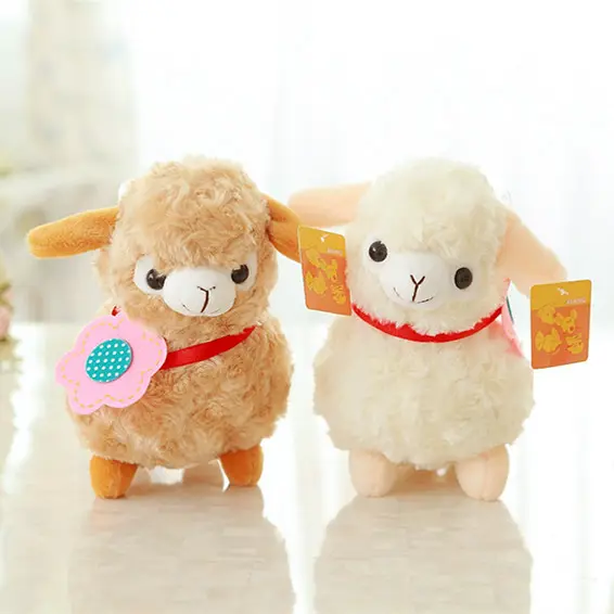 Dropshipping 20cm Kawaii ตุ๊กตาของเล่น Alpaca Novelty ตกแต่งน่ารัก Alpaca Alpaca ผลิตภัณฑ์