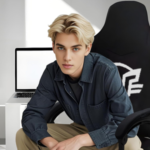 ผ้าคลุมเก้าอี้ผ้าไหมสแปนเด็กซ์ปรับแต่งได้ผ้าคลุมเก้าอี้ตามหลักสรีรศาสตร์ผ้าคลุมเก้าอี้เล่นเกมคอมพิวเตอร์สำหรับแมวป้องกันรอยขีดข่วน - Product Image 5