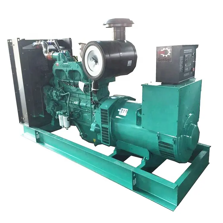 Shx Open Frame Type 200kw 250kva Noodgeneratie Industriële Diesel Generator Voor Engineering