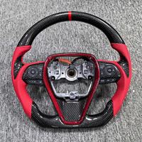 Volant en fibre de carbone utilisé pour toyota Hilux Fortuner camry Land Cruiser Gr corolla Hiace 86 Mark X Prado 120 yaris rav4