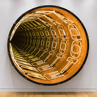 Enseigne néon personnalisée à miroir infini, bande LED, boîte lumineuse en acrylique effet abysse pour décoration murale de bars, clubs, salons et hôtels