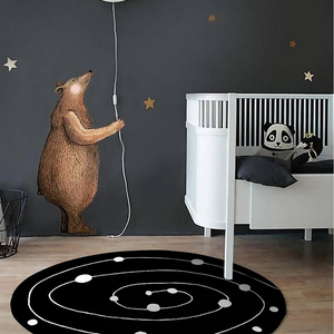 Tappetino in lana antiscivolo e antimacchia <span class=keywords><strong>per</strong></span> soggiorno e Area giochi <span class=keywords><strong>per</strong></span> bambini tappeto moderno intaglio con pistola fatta a mano <span class=keywords><strong>per</strong></span> bambini - Product Image 2