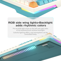 Clavier mécanique de jeu RGB personnalisé, 87 touches, 80 %, interrupteurs silencieux, filaire USB, sans fil 2,4 G, échange à chaud, clavier de jeu russe