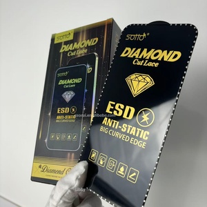 ฟิล์มกระจกนิรภัยป้องกันไฟฟ้าสถิตย์ ESD ลายเพชร สำหรับ Samsung, <span class=keywords><strong>iPhone</strong></span> 17 18, Itel และ Tecno - Product Image 4