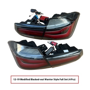 For 3 Series F30 2013-2018 Tail <b>Light</b> Assembly Modification With <b>LED</b> Running <b>Lights</b> 12V <b>Red</b> Lens and Sequential Turn Signals YA- - Product Image 2