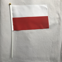 Drapeaux agités à la main Mini personnalisés de haute qualité Drapeaux personnalisés de petite taille