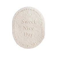 Autocollants personnalisés avec logo de marque – Papier artistique écologique, artisanat durable en relief pour la promotion