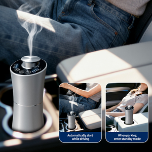 Luxury Smart Automatic Wireless <b>Car</b> Fragrance Aroma <b>Diffuser</b> Waterlesscar <b>Diffuser</b> Vent Clip with Electric Power Source - Product Image 2