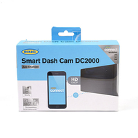 Boîte d'expédition de courrier en carton ondulé imprimé personnalisé avec fenêtre transparente Lamination mate de carton ondulé pliable pour le stockage de l'appareil photo