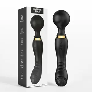 AV Stick Massager Dildo Model Powerful Vibrating Silicone Female Adult Sex Toys