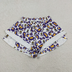 Shorts Deportivos para Niñas Pequeñas, Estampado de Leopardo, Shorts Casuales para Niños Pequeños, Shorts de Mariposa para Mamá e Hija - Product Image 4