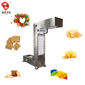 DZJX Elevador de cangilones de acero inoxidable tipo Z de doble salida, de elevación lenta, para granos pequeños, arroz, patatas y espuma de caucho - Product Image 4