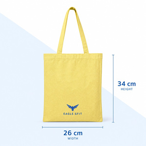 Sac fourre-tout promotionnel réutilisable en tissu écologique avec deux poignées ouvertes, motif personnalisé, logo imprimé, commande en gros pour les activités commerciales - Product Image 2