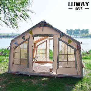 <span class=keywords><strong>Tenda</strong></span> <span class=keywords><strong>da</strong></span> Campeggio Familiare Gonfiabile di Lusso, Portatile, Monostrato in PVC Oxford, Impermeabile, Automatica e Rapida per <span class=keywords><strong>4</strong></span> <span class=keywords><strong>Persone</strong></span> - Product Image 5