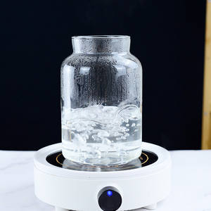 Terarium Kaca Mini DIY dengan Lanskap Hutan, Tutup Gabus Kayu, dan Lampu LED untuk Dekorasi Meja - Product Image 4