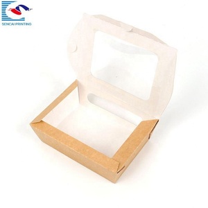 Caja <span class=keywords><strong>de</strong></span> embalaje <span class=keywords><strong>de</strong></span> papel kraft reciclable, personalizada, para alimentos, con ventana <span class=keywords><strong>de</strong></span> pvc, venta <span class=keywords><strong>al</strong></span> por <span class=keywords><strong>mayor</strong></span> - Product Image 2