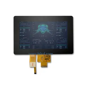 7-дюймовый ips LCD промышленный дисплей 1000nit с высоким разрешением ЖК-экран с LVDS интерфейсом