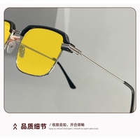 Gafas de Visión Nocturna con Lentes Amarillas para Conducir, Modelo 2026, Promueven el Sueño, Anti Luz Azul, Rojo Naranja