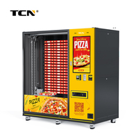 TCN Pizza Fast Food Chauffage automatique Distributeur automatique Carte de crédit Coin QR Code Token Paiement OEM/ODM