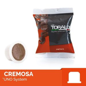 Toraldo Cremosa 100 Capsule di Caffè Compatibili con Sistema Uno per Macchine Monodose [0,13/Capsula] - Product Image 1