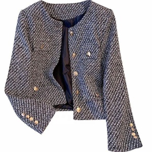 Blazer di Lusso Stile Francese Streetwear 2026 per Donna, Giacca in Tweed di Design, Collezione Primavera Autunno, Cappotto Elegante Ispirato - Product Image 6